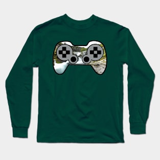 waterfall game controller Long Sleeve T-Shirt